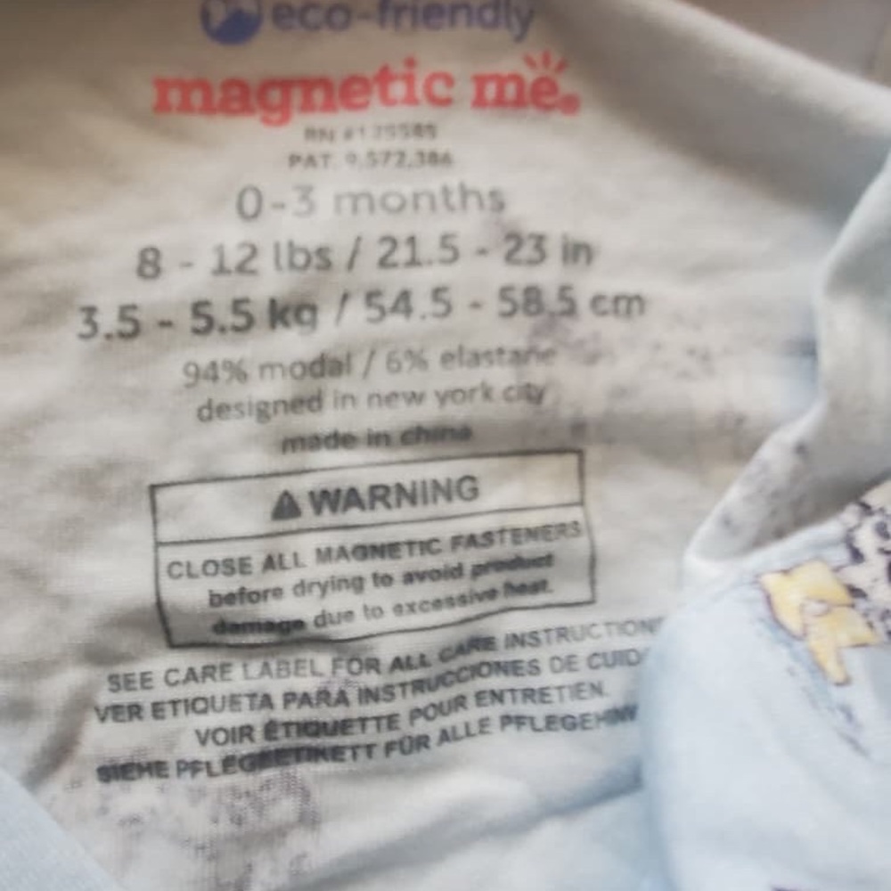Bundle of 5 Magnetic Me Footies Size 0-3M - Picture 9 of 12